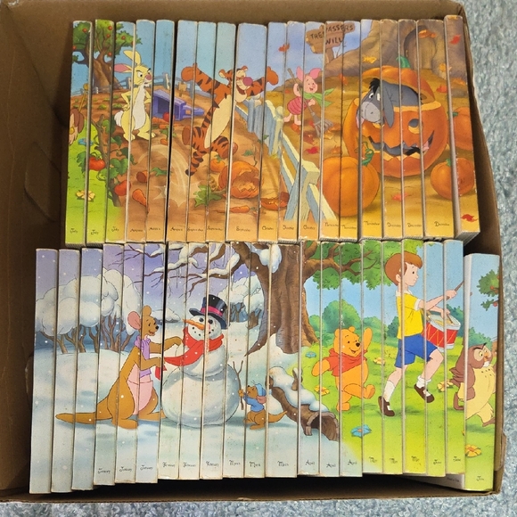 Disney Other - Disney Winnie the Pooh Puzzle Set Vibrant Multicolor
